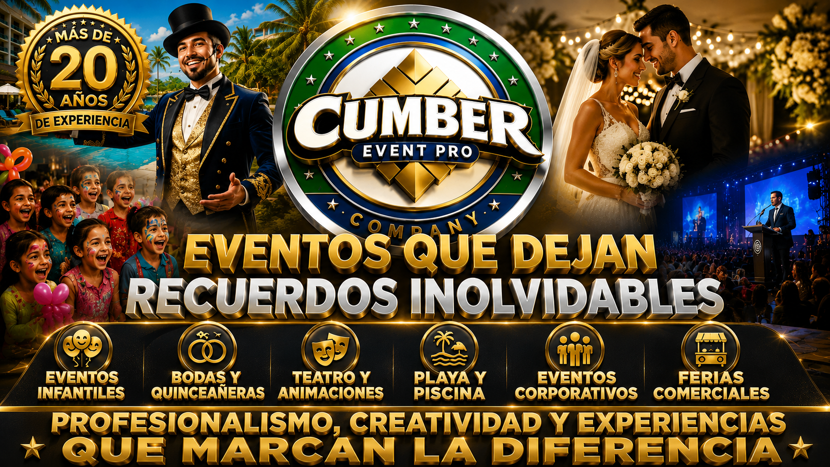 Cumber Event Pro — Eventos que dejan recuerdos inolvidables